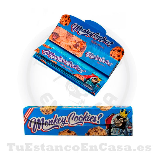 Papel de Fumar Natural Monkey King Extra Largo + Tips de Cartón - Cookies