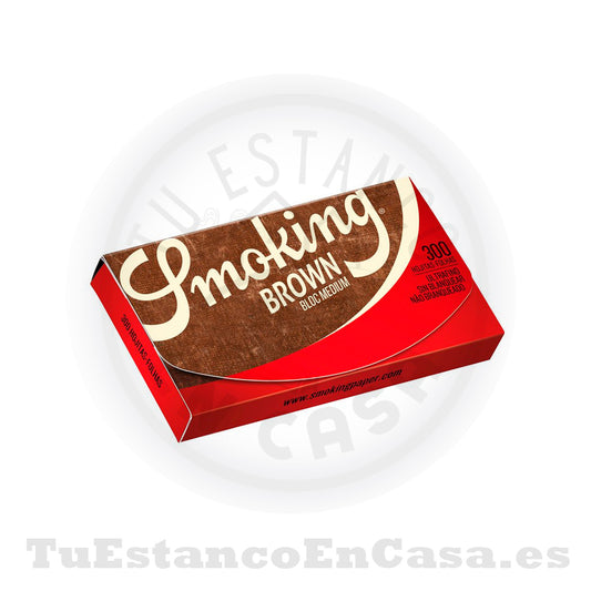 Papel de Fumar Natural SMOKING Brown 300 1 ¼ - 78 mm